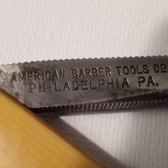 Vintage Blue Steel Straight Razor W. Germany - Picture 2 of 4